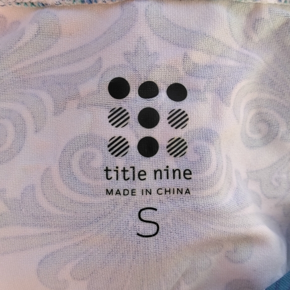 Title Nine Majestic Geometric Print Cowl Neck Athleisure Dress Size Small - Picture 8 of 9